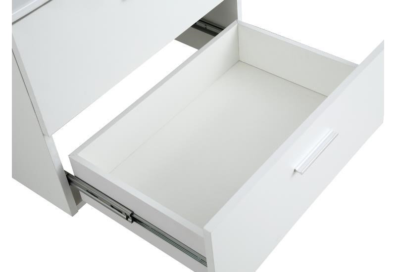 Badrumsmöbelpaket Bergamo inkl Spegel 60cm, Matt, Vit