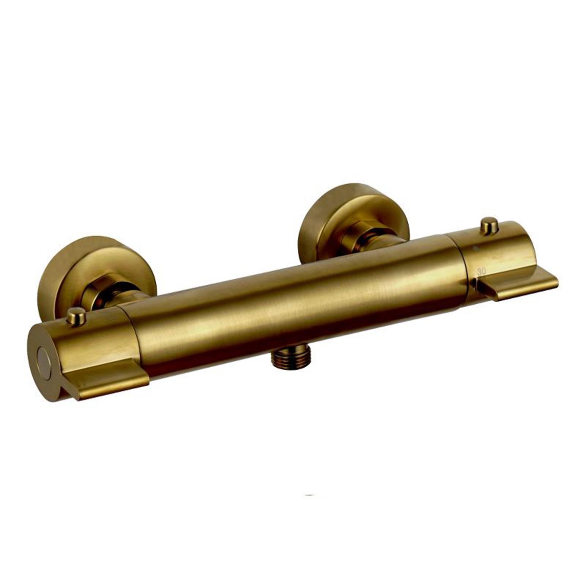 Duschblandare Edgewater 150mm, Antik Mässing