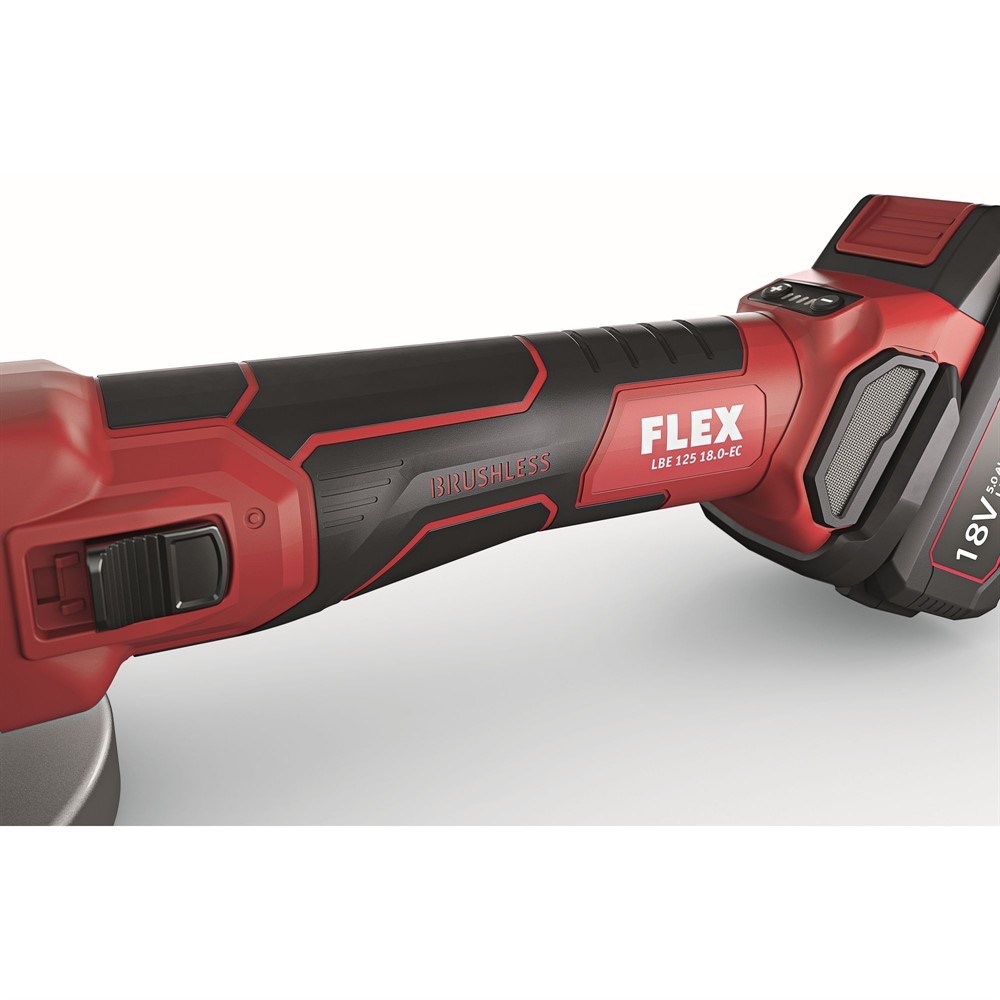 Vinkelslip LBE125 exkl. batteri, 18V