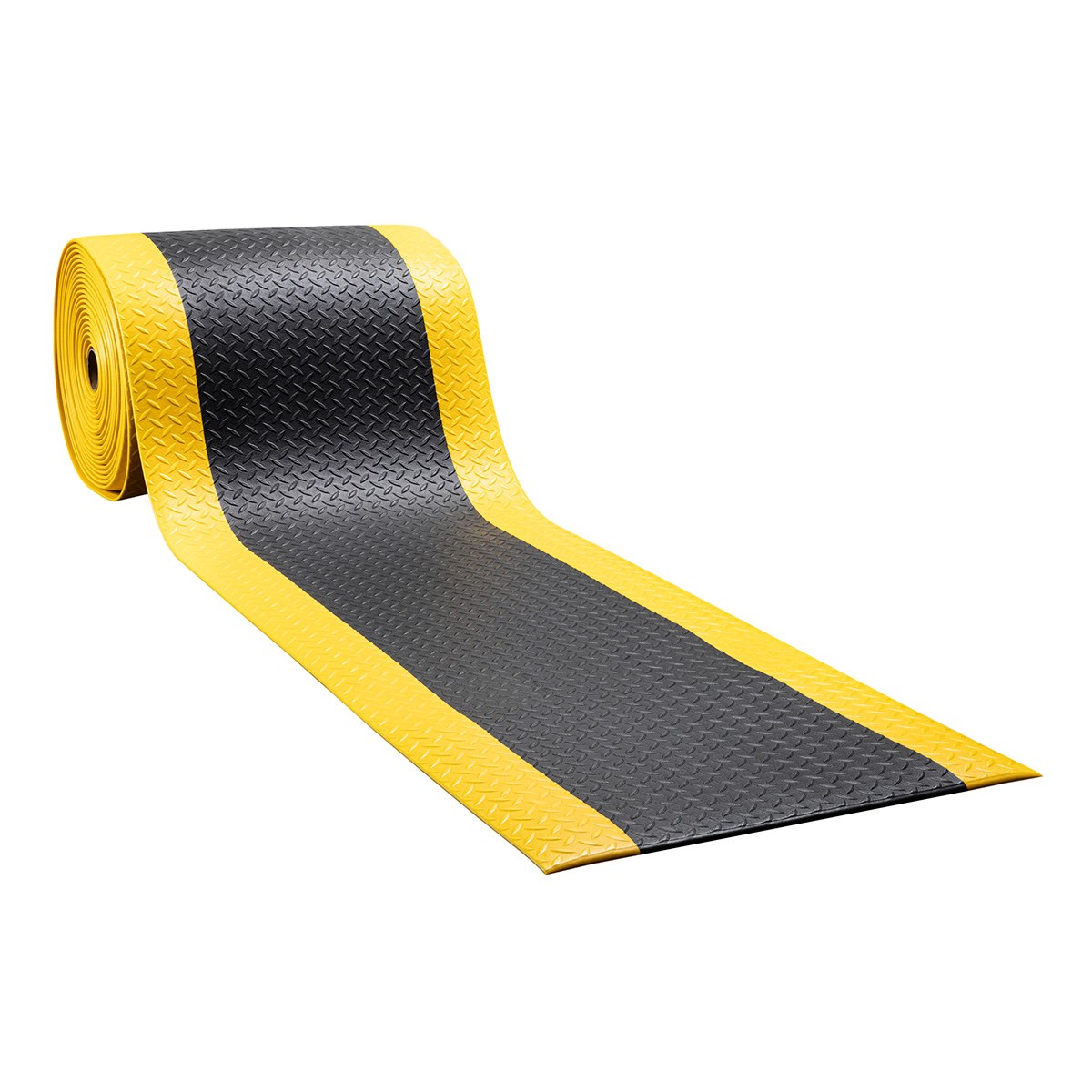 Ergonomimatta Base+ Economic Svart, Gul, 60cm