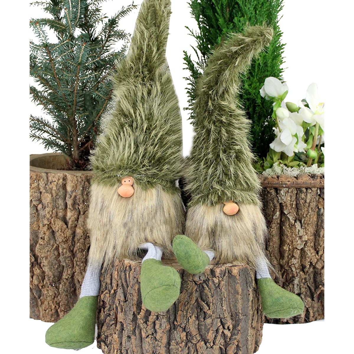 Dekoration Felix Sittande 50cm Green, 1st