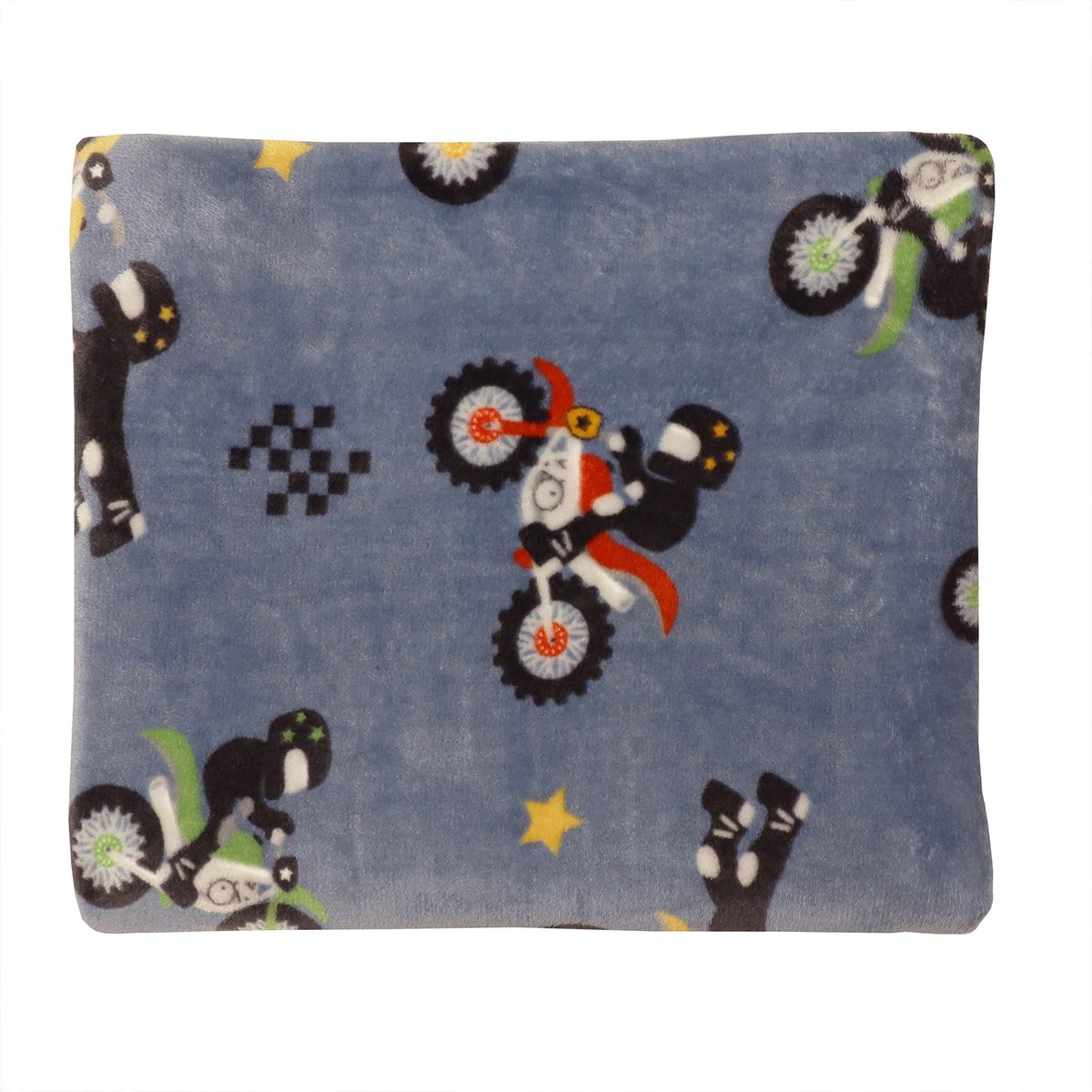 Pläd Bikes Denim, 170x130cm