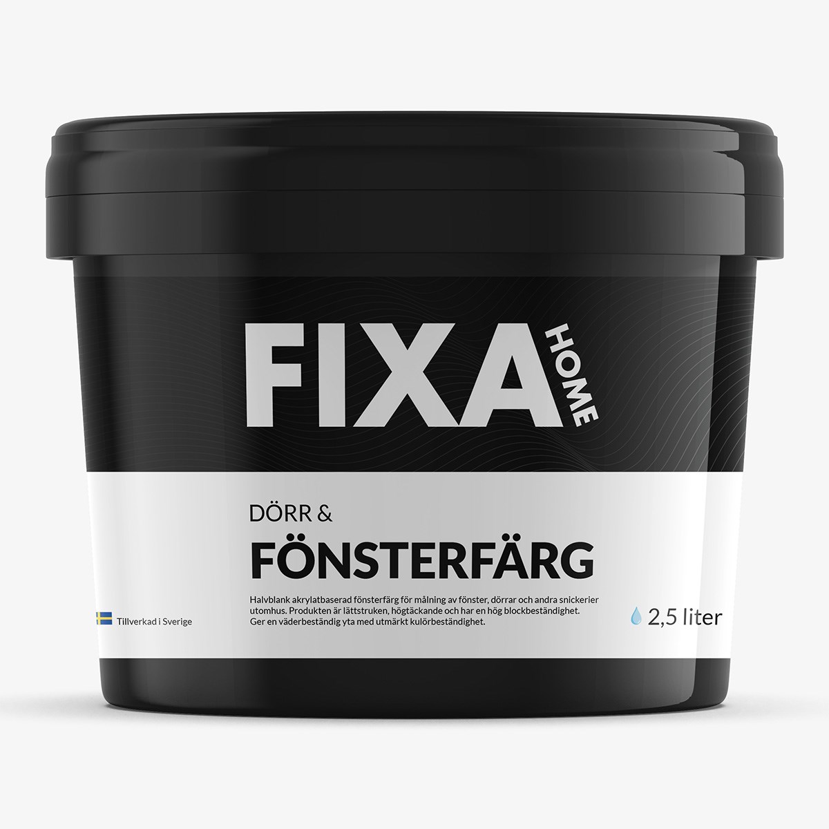 Dörr- Och Fönsterfärg Vit, 2.5L