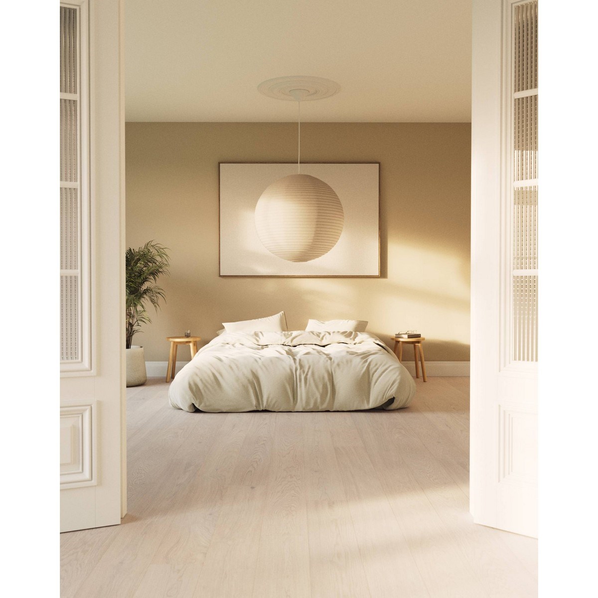 Fanérgolv Woodura 2:sort Lakirana Ploca L Ek, 1-stav, Mattlack