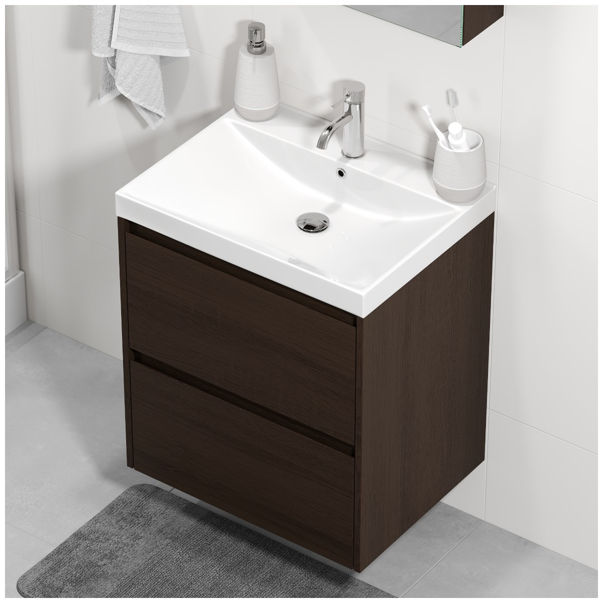 Kommod Lysvik 60cm, Valnöt