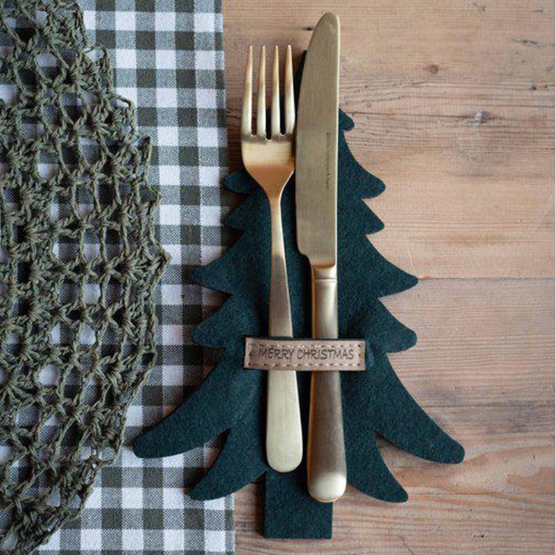 Bestickhållare Merry Grön