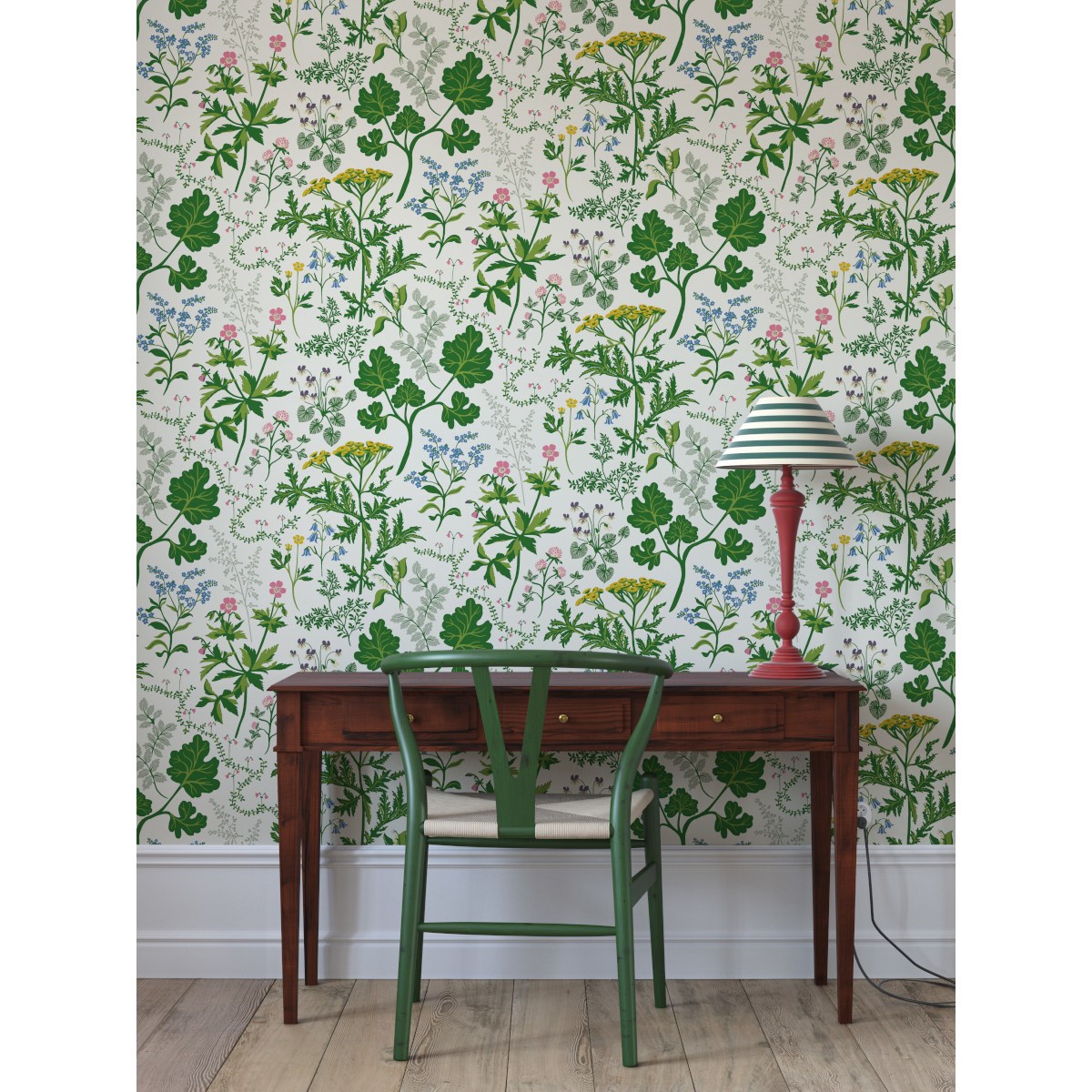 Tapet Linnea Lillian Vit 428-01