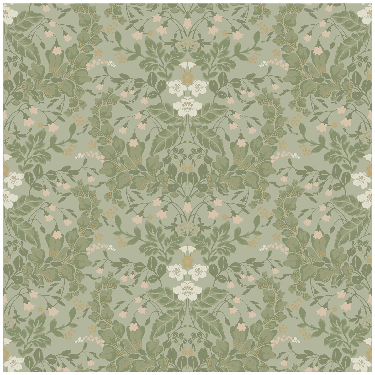 Tapet Linnea Saga Grön 429-01