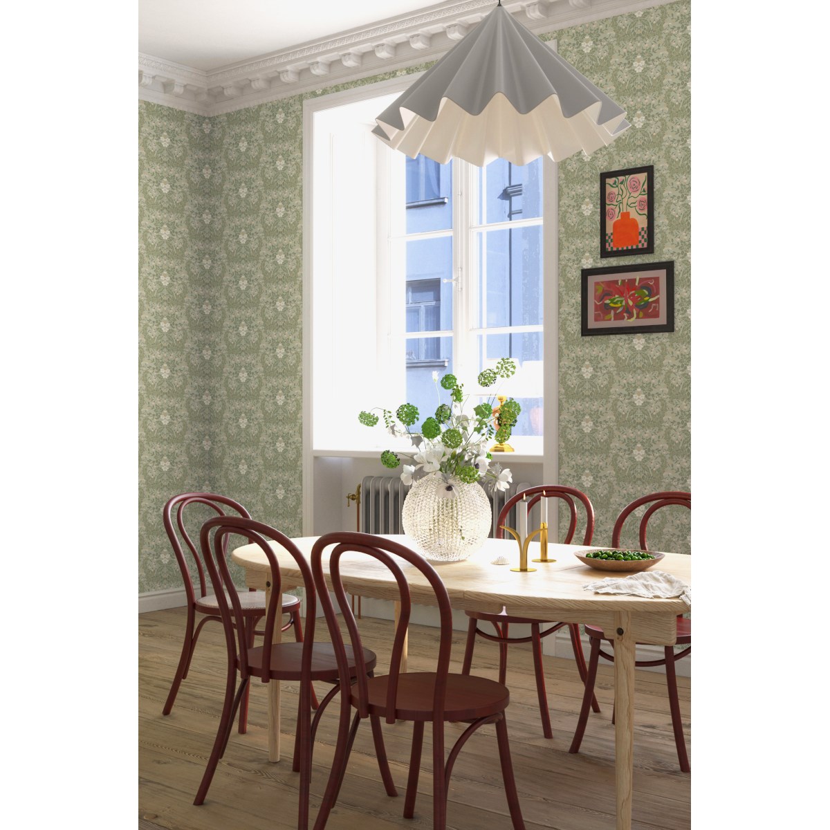 Tapet Linnea Saga Grön 429-01