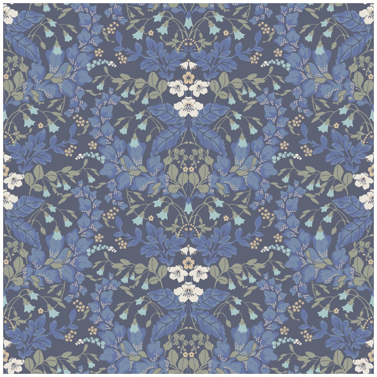 Tapet Linnea Saga Blå 429-03