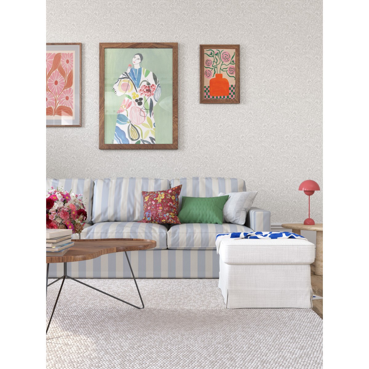 Tapet Linnea Emma Grå 430-01