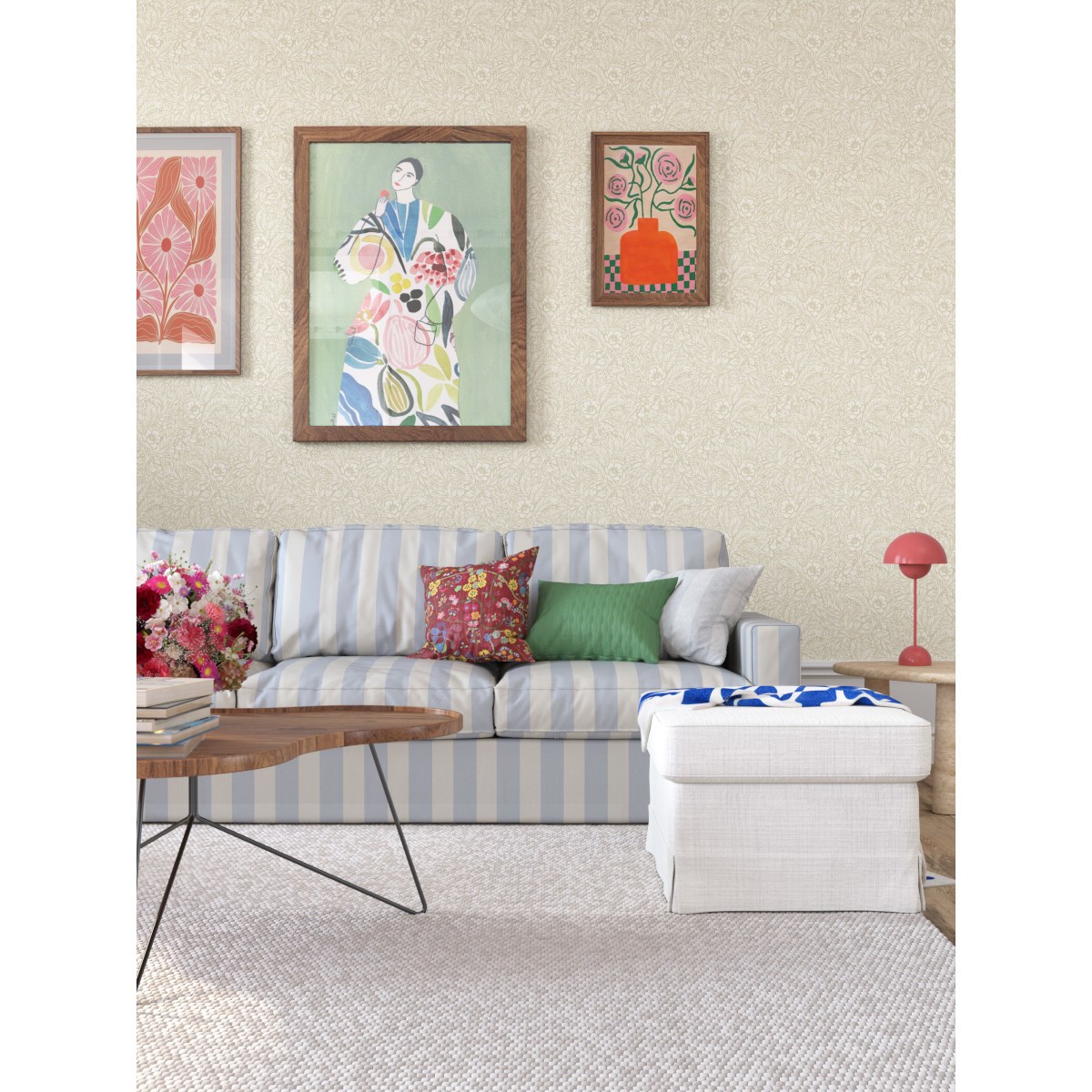 Tapet Linnea Emma Beige 430-02