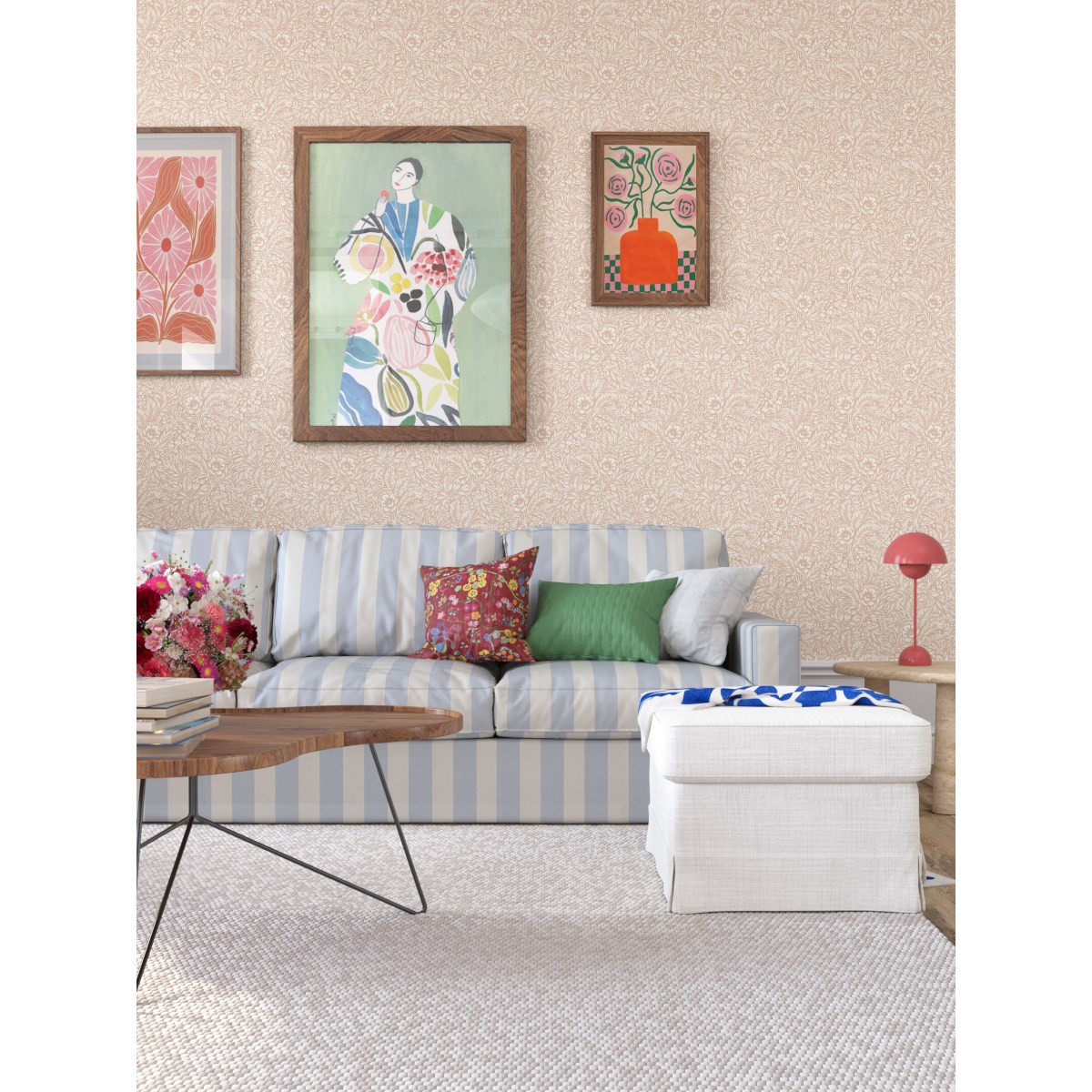 Tapet Linnea Emma Rosa 430-03