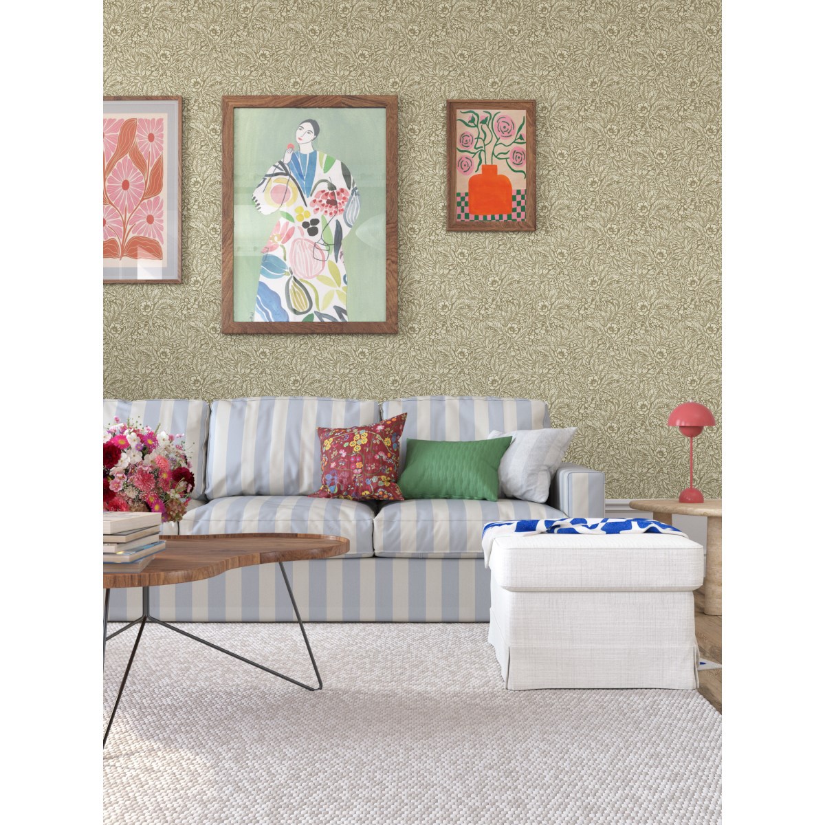 Tapet Linnea Emma Brun 430-06