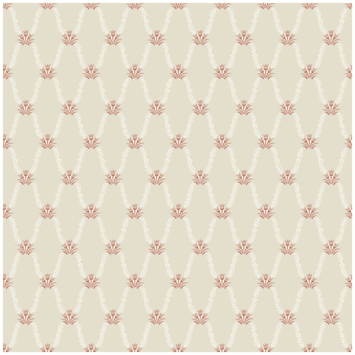 Tapet Linnea Hedvig Röd 433-03