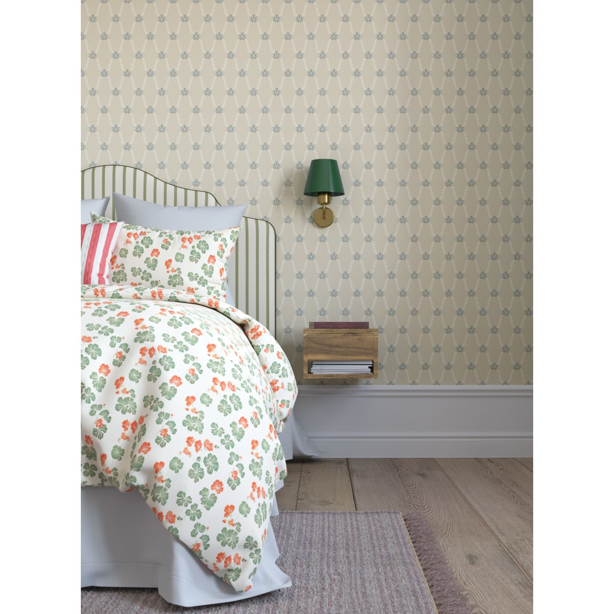 Tapet Linnea Hedvig Blå 433-05