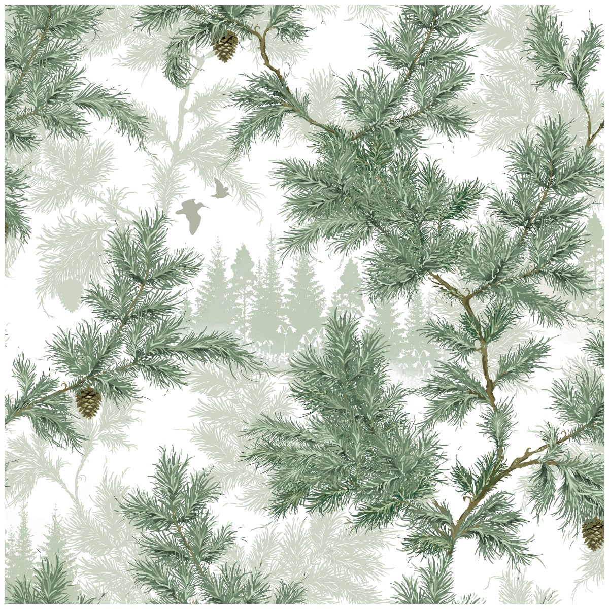 Tapet Linnea Sommargläntan Grön 434-01