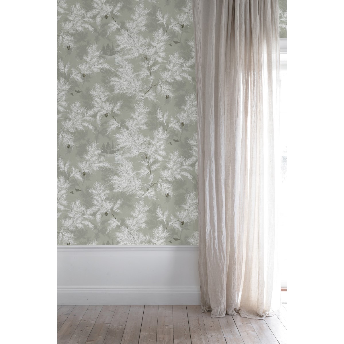 Tapet Linnea Vintergläntan Grå 435-01