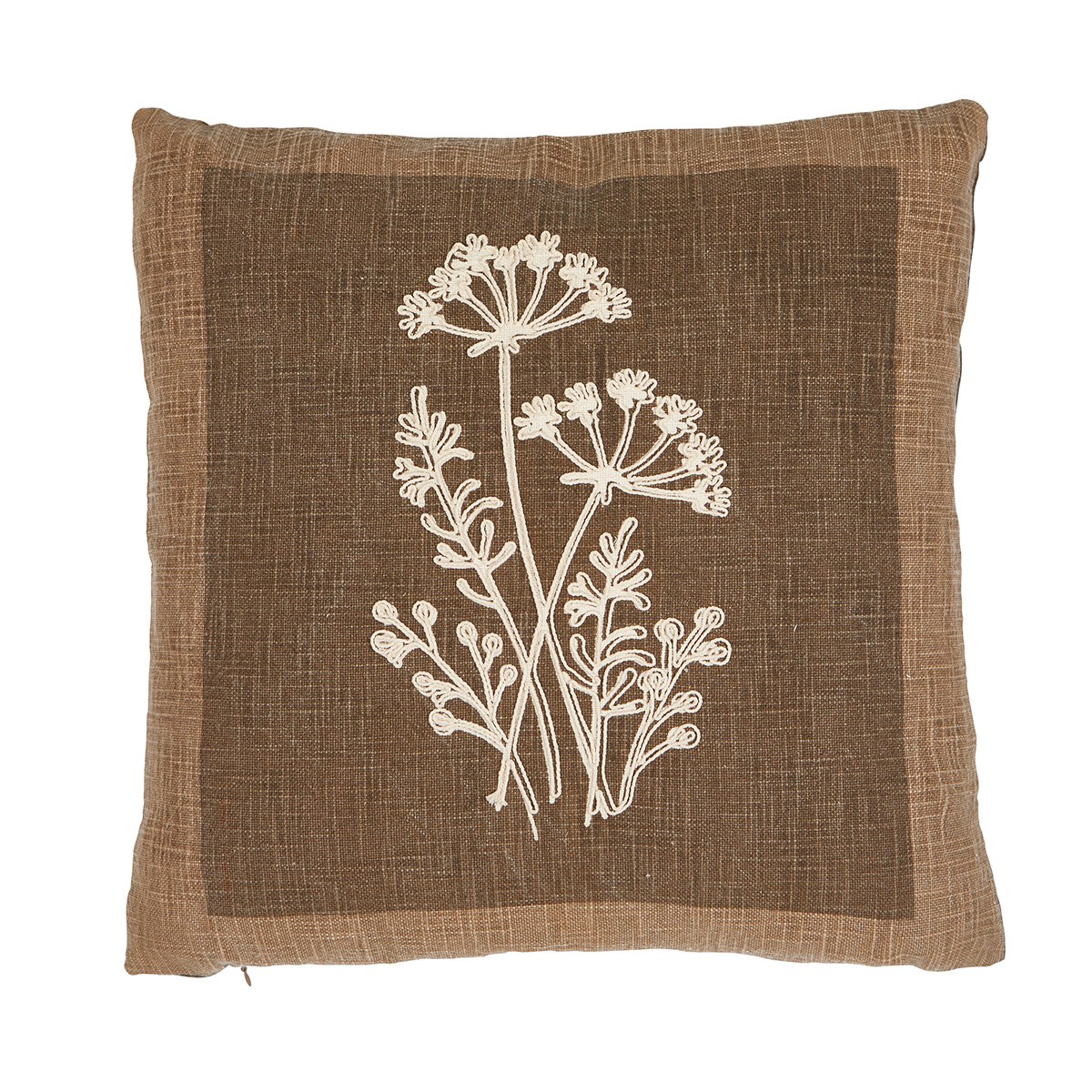 Kuddfodral Laura Nougat, 48x48cm