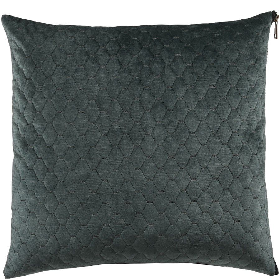 Kuddfodral Alegra Quilted Grå, 45x45cm