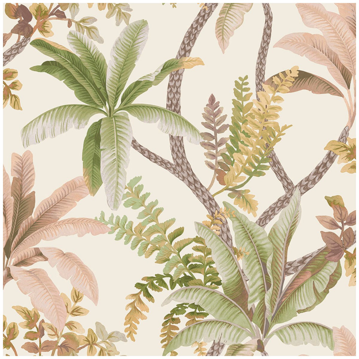 Tapet Journey to the East Saranda Sage/coral 91820