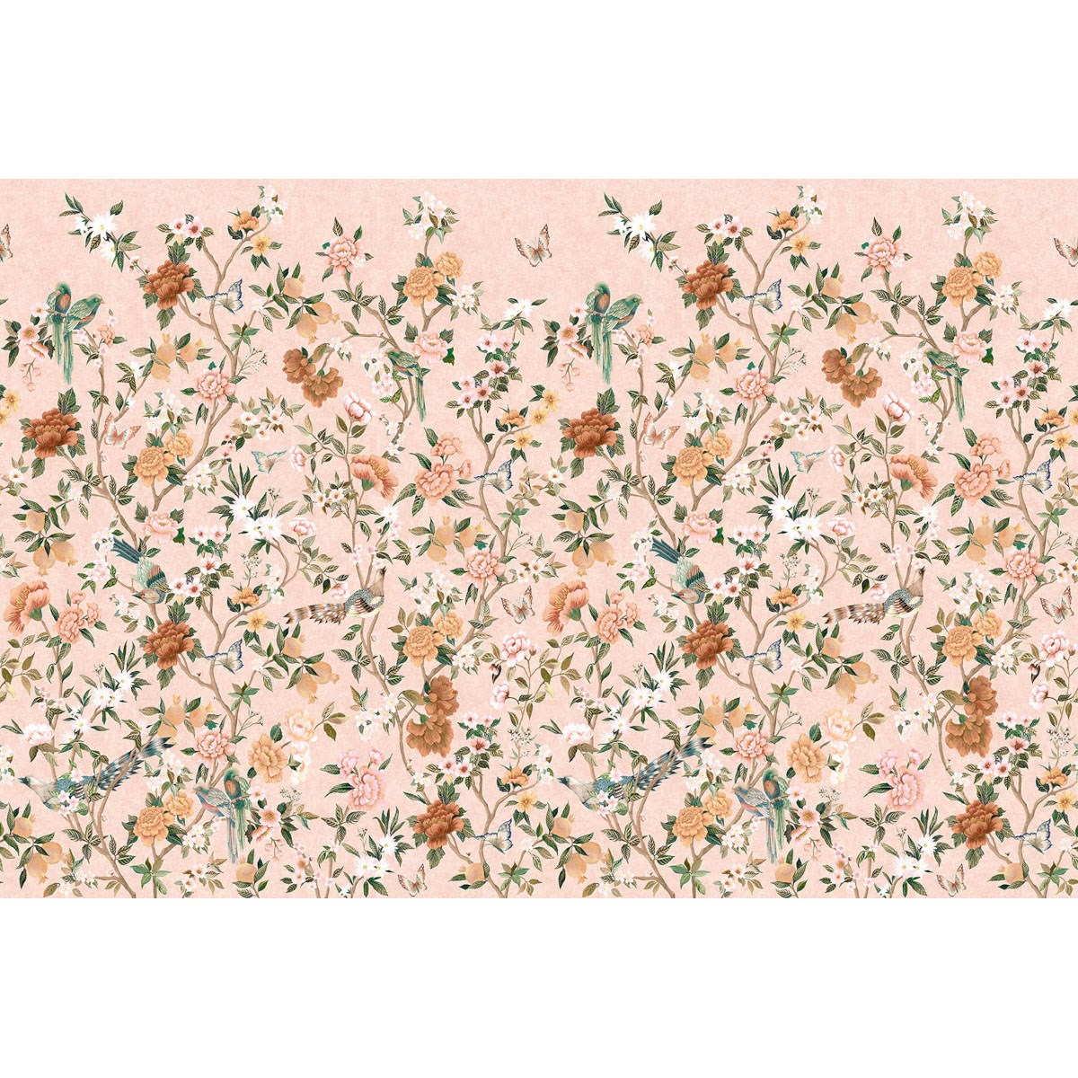 Fototapet Journey to the East Imperial Gardens Pink 99513