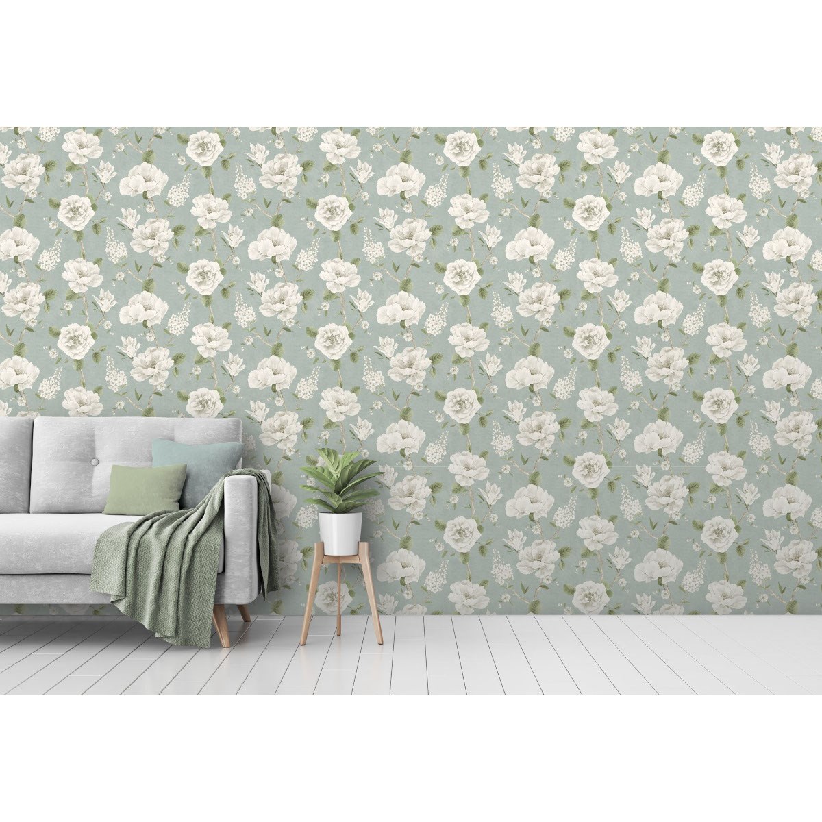 Tapet Fantasia III Ashley Floral Sage 100183ah