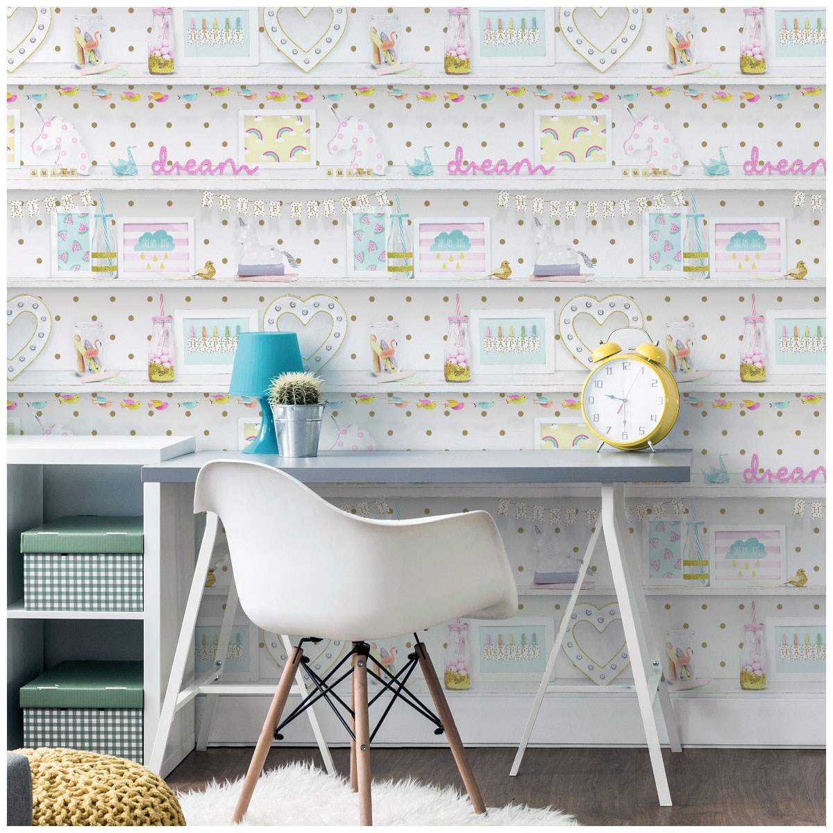 Tapet Fantasia III Girl's Life Multi 696004