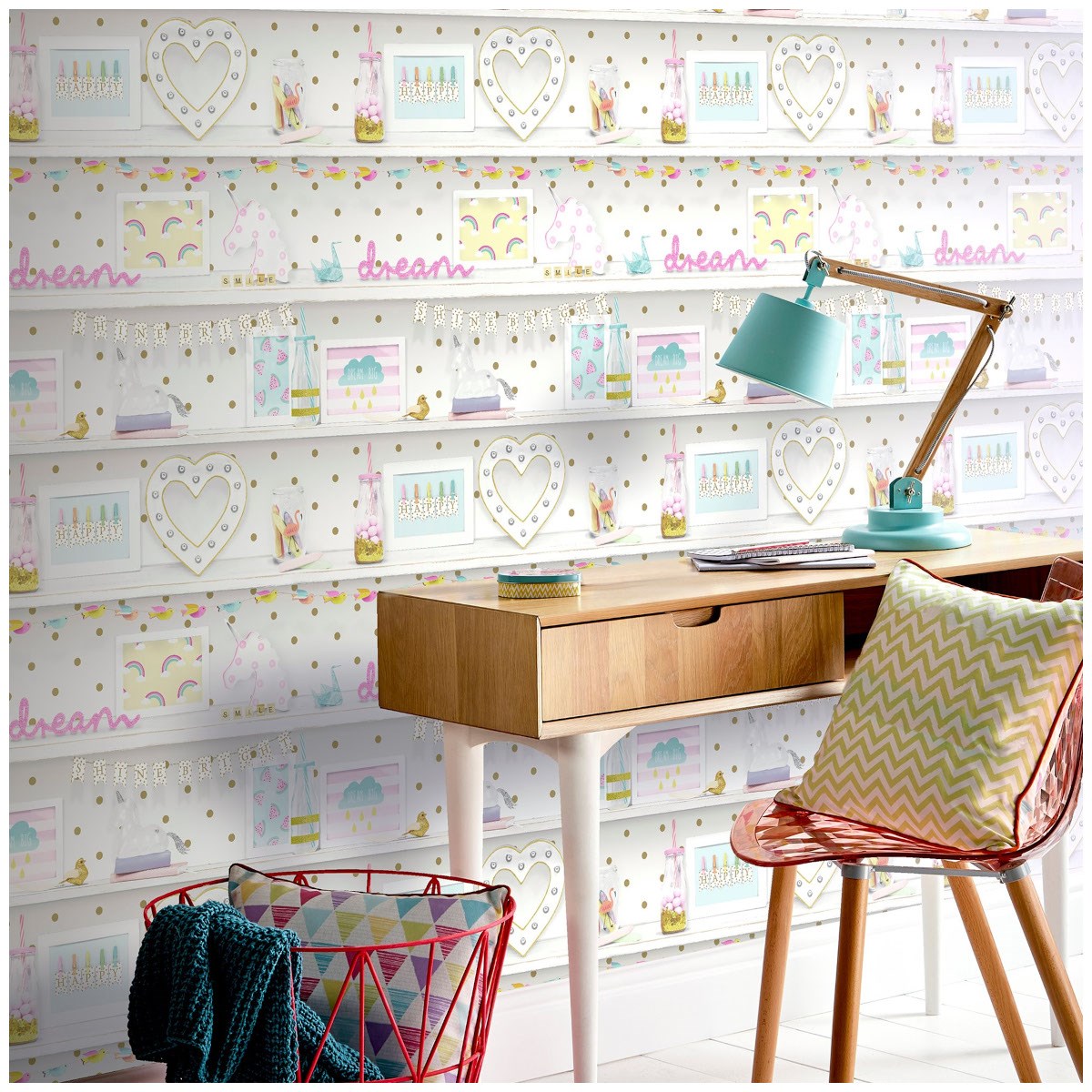 Tapet Fantasia III Girl's Life Multi 696004