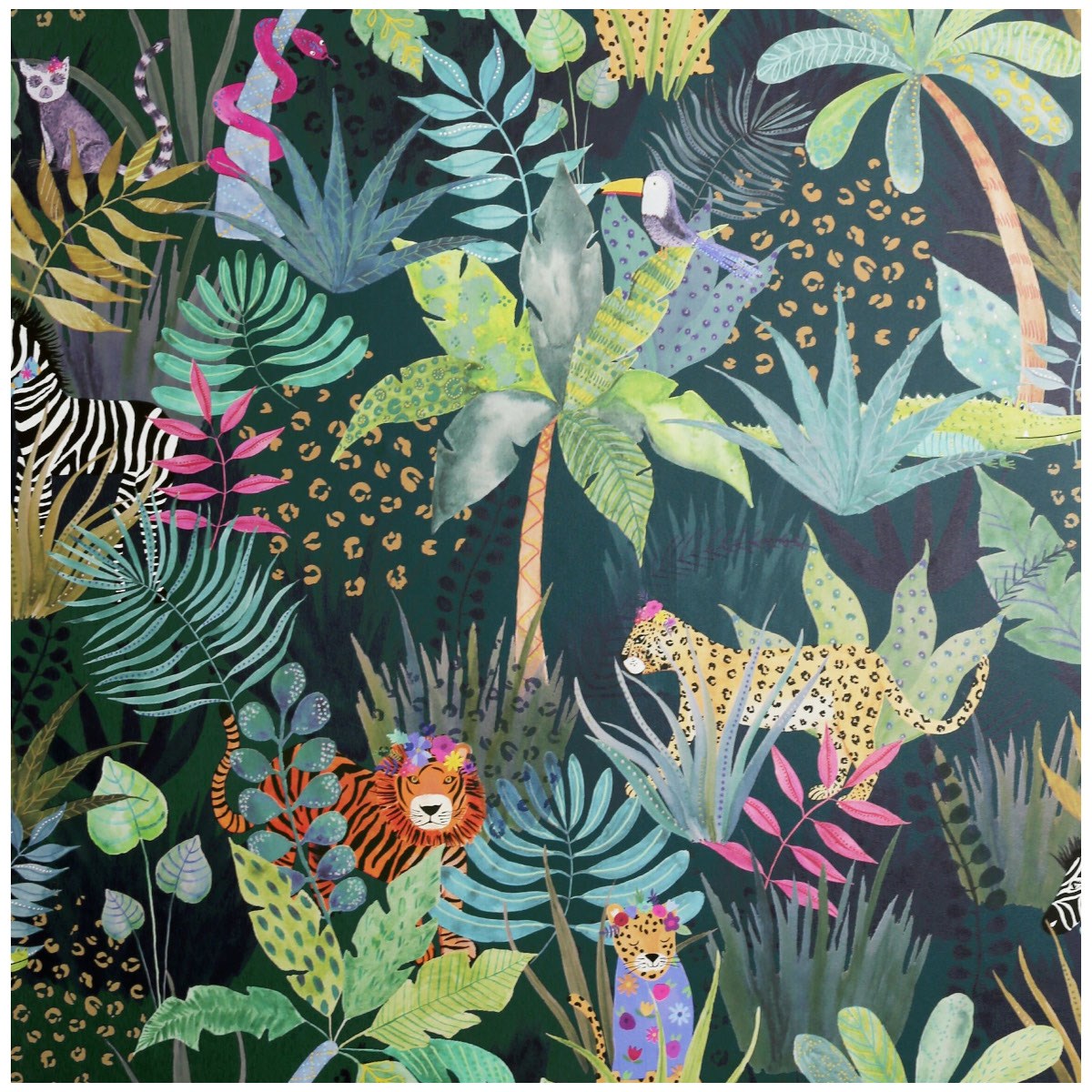 Tapet Fantasia III Hidden Jungle Multi 925308