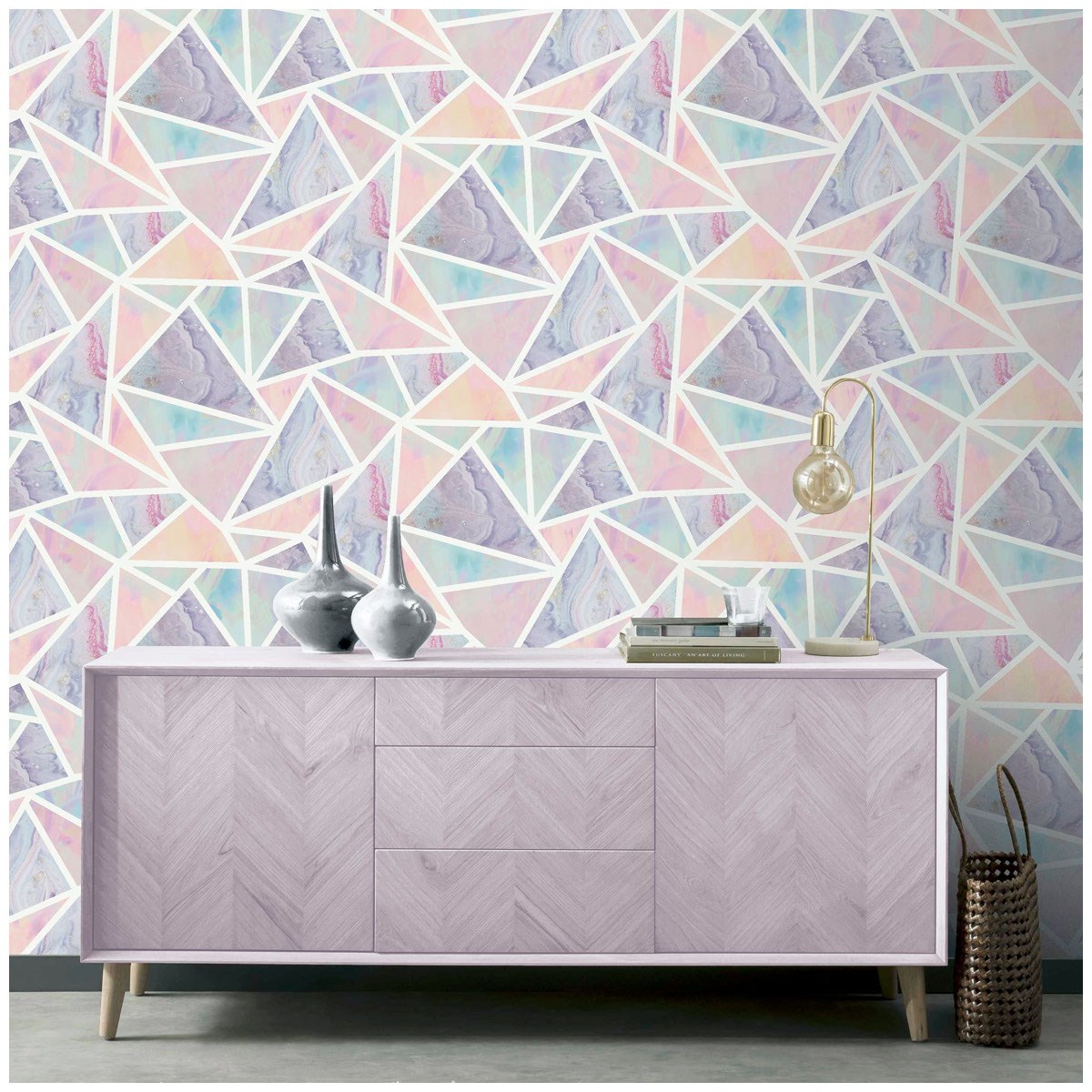 Tapet Fantasia III Pastel Geo Multi 296002