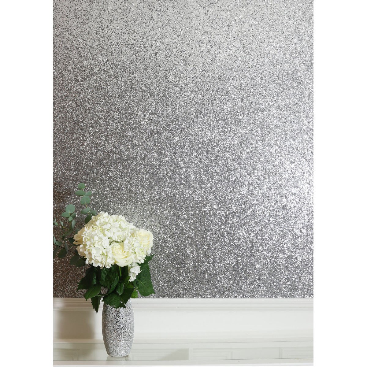 Tapet Fantasia III Sequin Sparkle Silver 901004