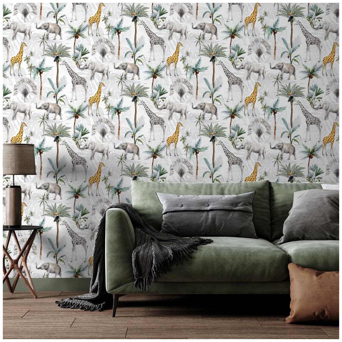 Tapet Fantasia III Serengeti Animals Multicoloured 923709