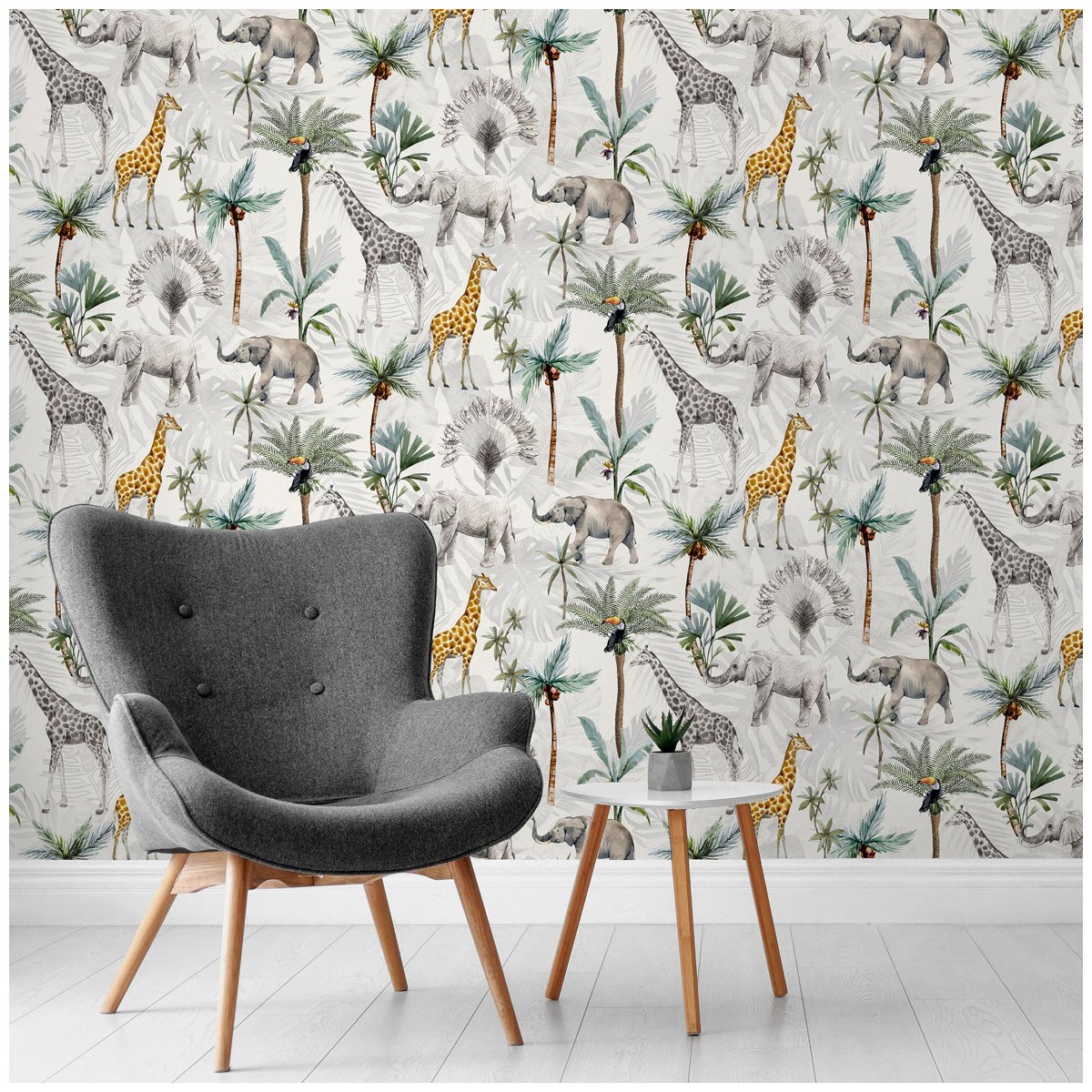 Tapet Fantasia III Serengeti Animals Multicoloured 923709