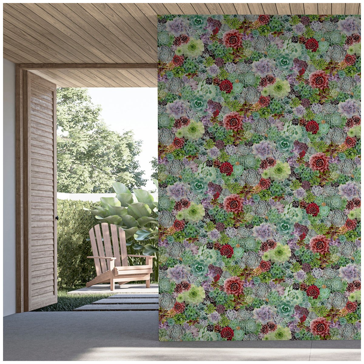 Tapet Fantasia III Succulent Living Wall Multi 259402
