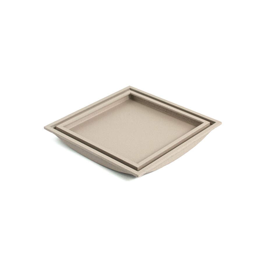 Golvbrunnssil Tile In Frame 147 Sandsten Beige, 147x147mm