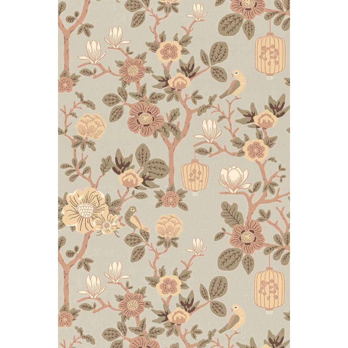 Tapet Tokyo Tea Whispering Blue