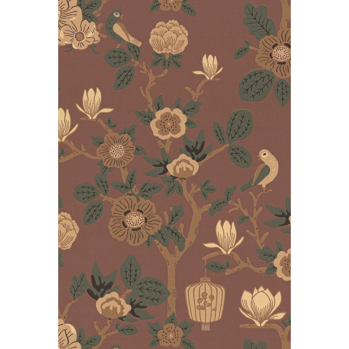 Tapet Tokyo Tea Rioja Red