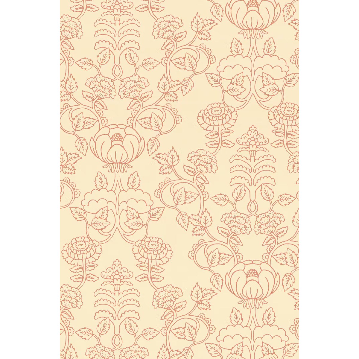 Tapet Cheri Spritz Soft Cranberry Red