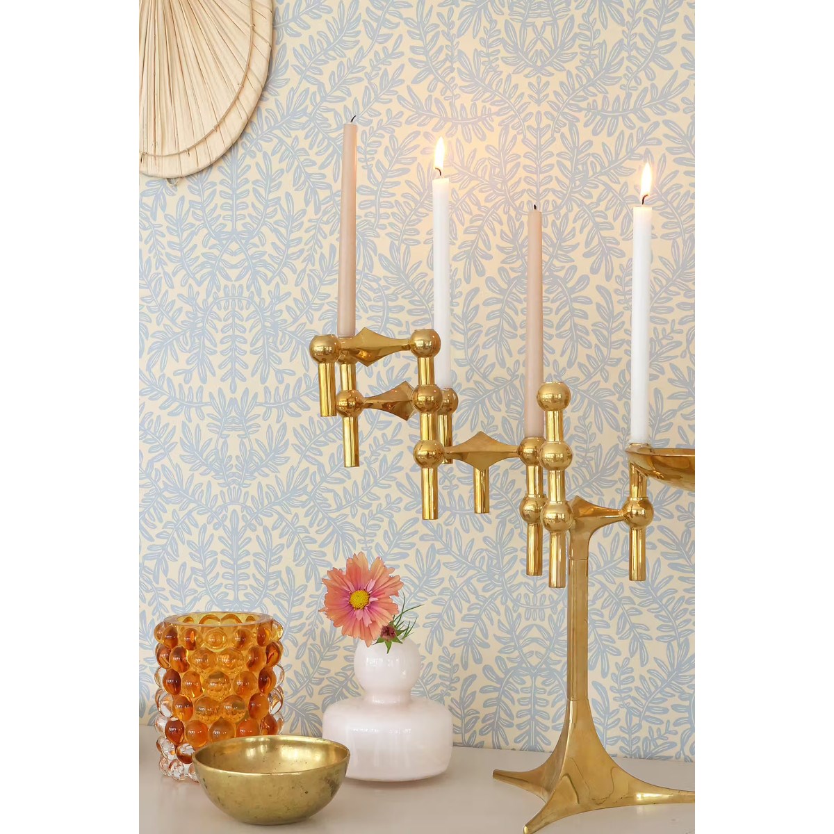 Tapet French Blond Sea Breeze Blue