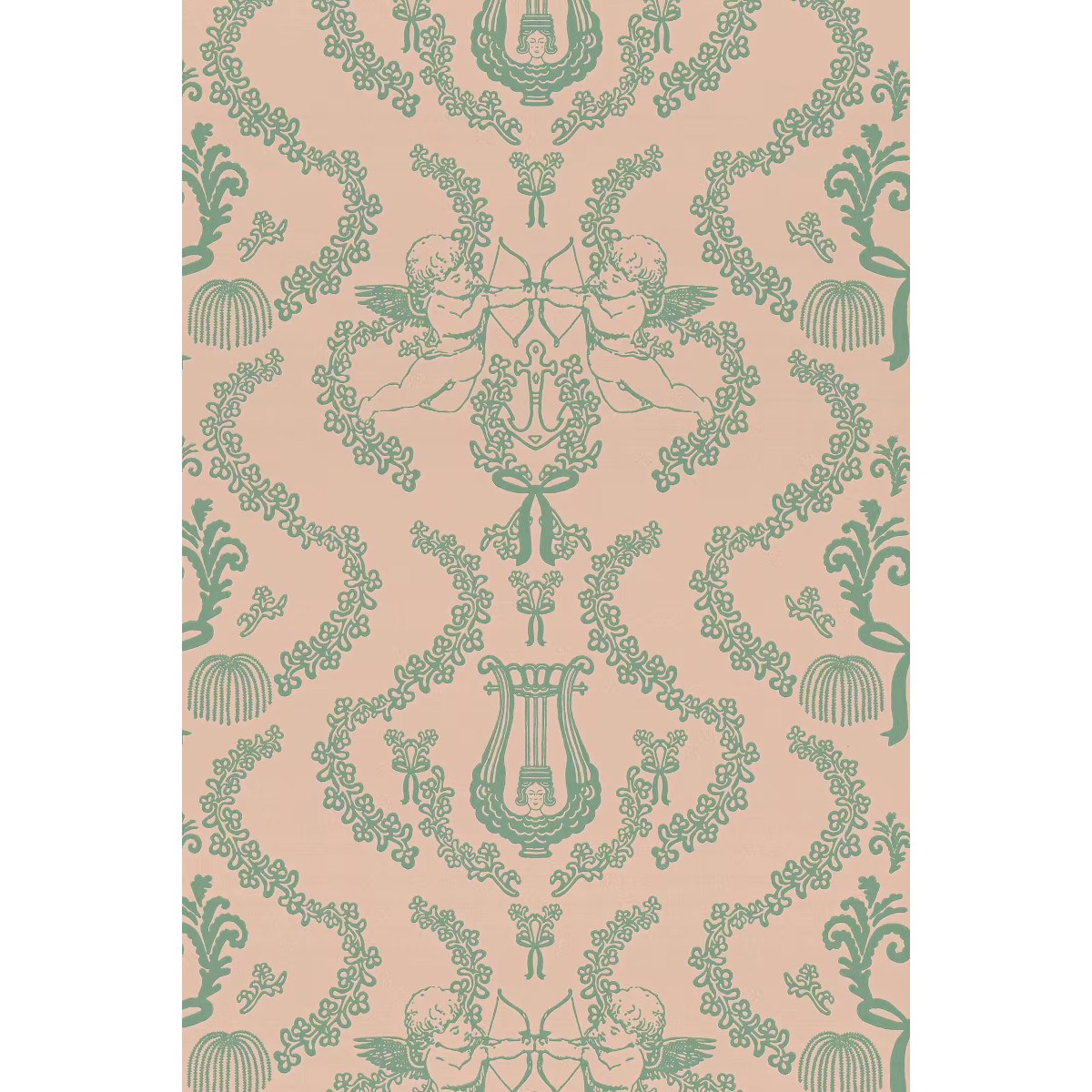 Tapet Flame of Love Old Pink