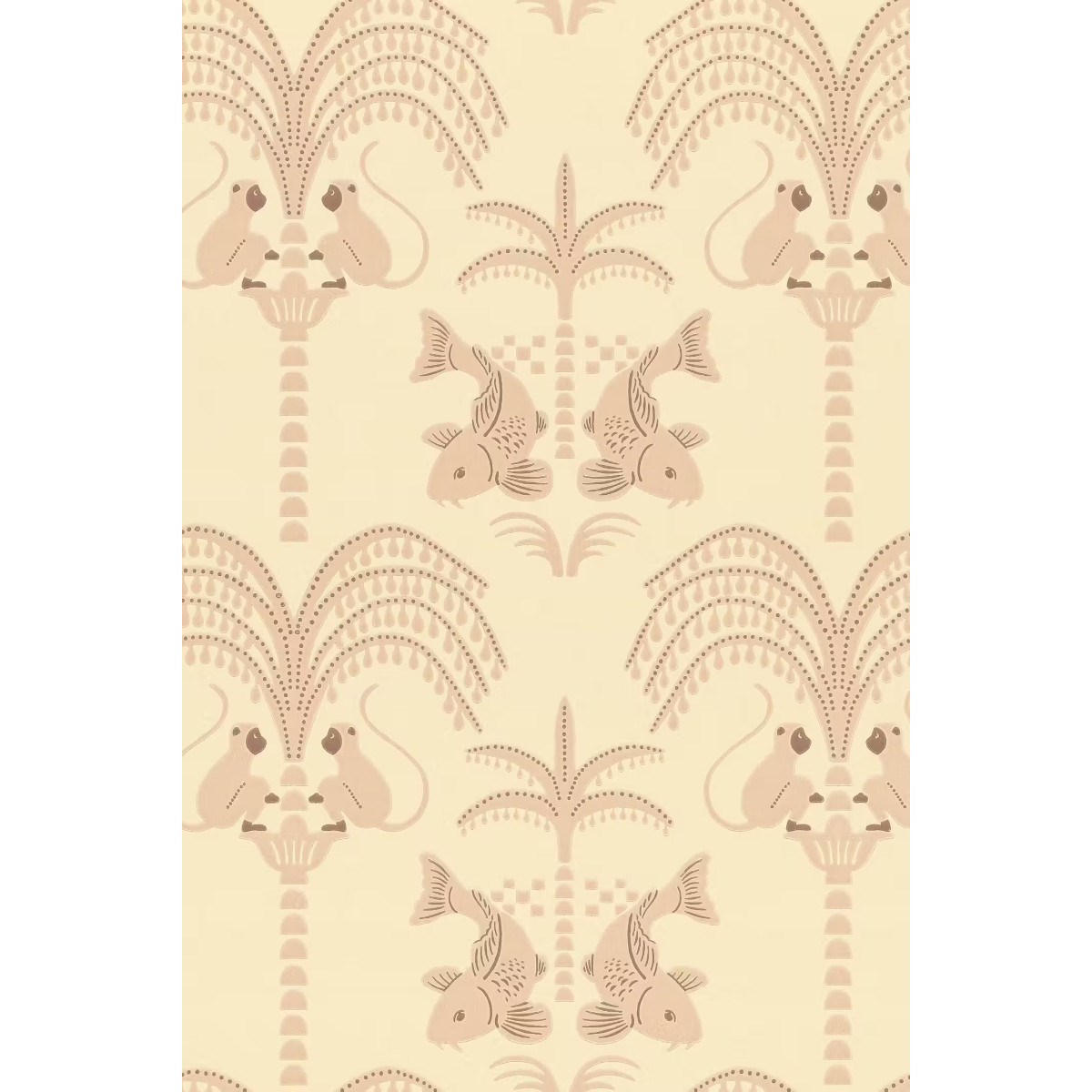 Tapet Sunset Gold Shell Beige Pink