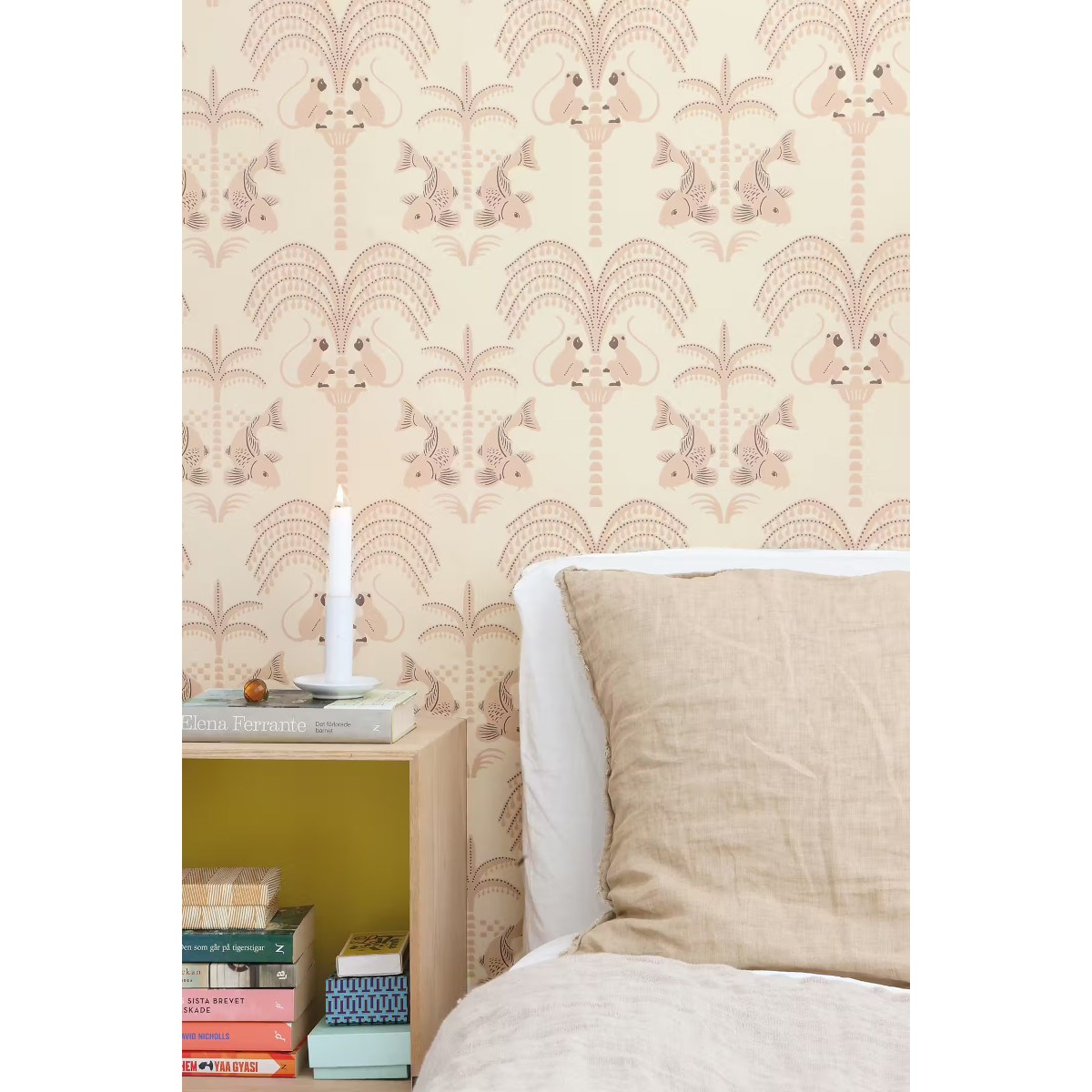 Tapet Sunset Gold Shell Beige Pink