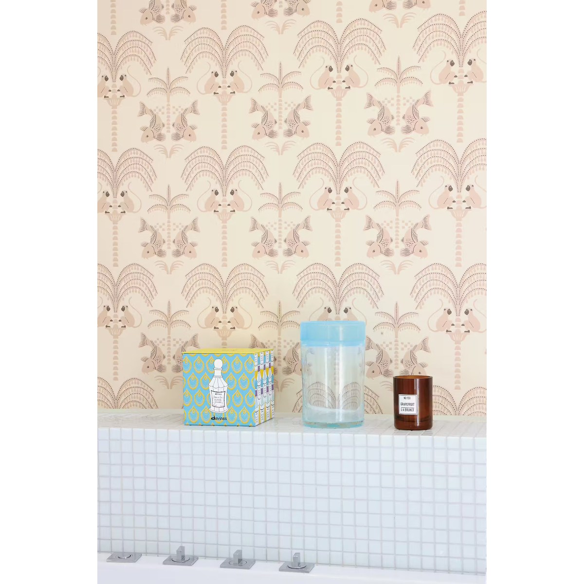 Tapet Sunset Gold Shell Beige Pink