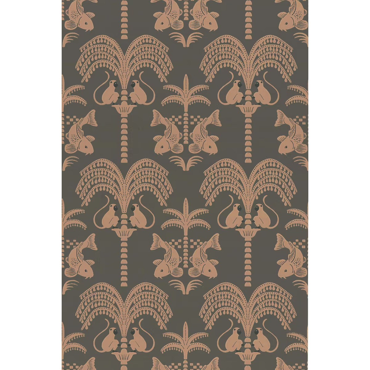 Tapet Sunset Gold Black Coffee