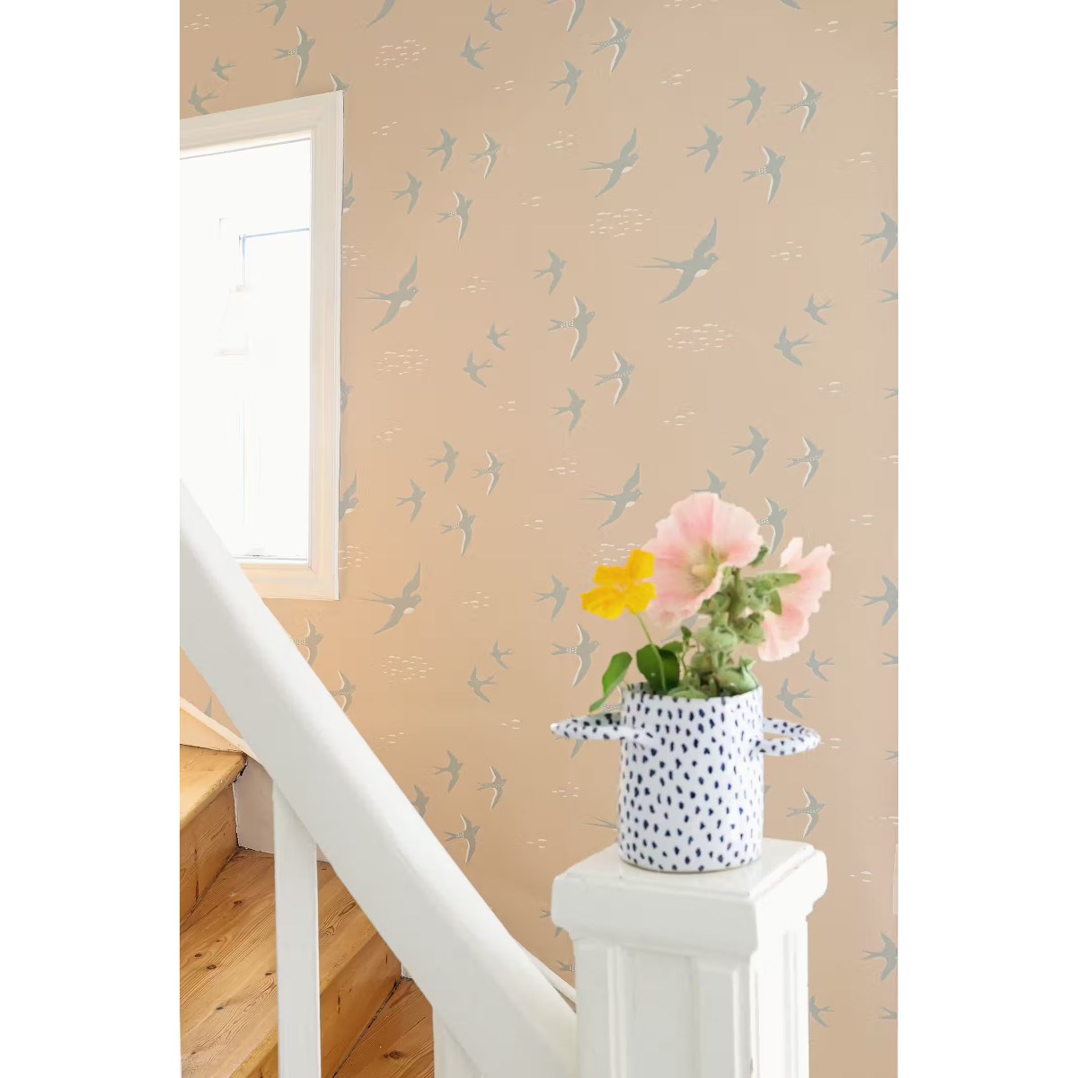 Tapet Follow the Wind Sea Mist Blue