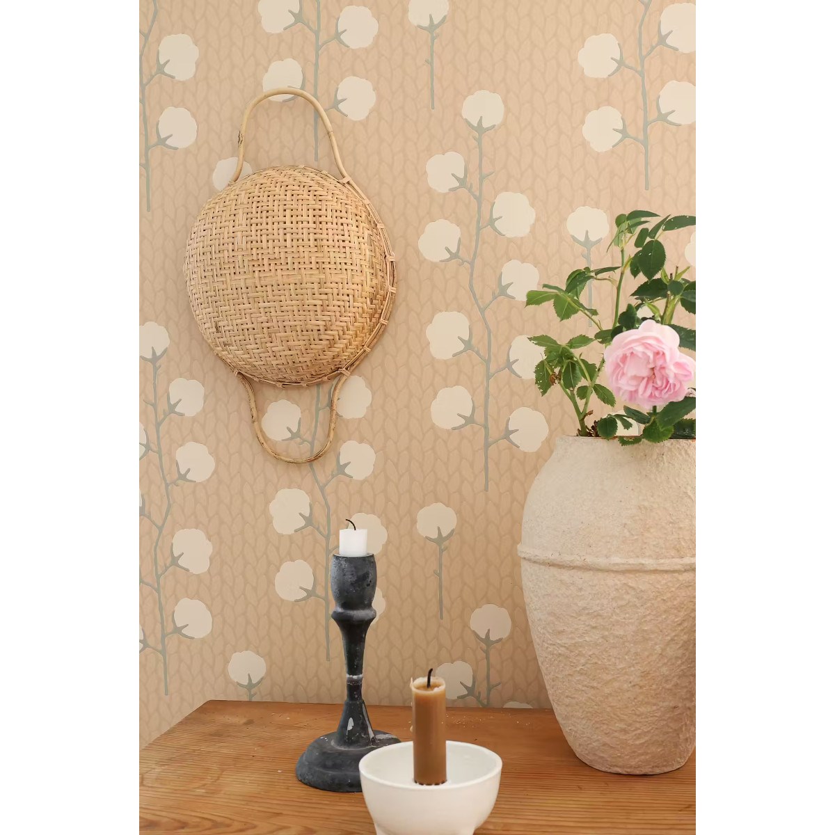 Tapet Sweet Cotton Desert Rose