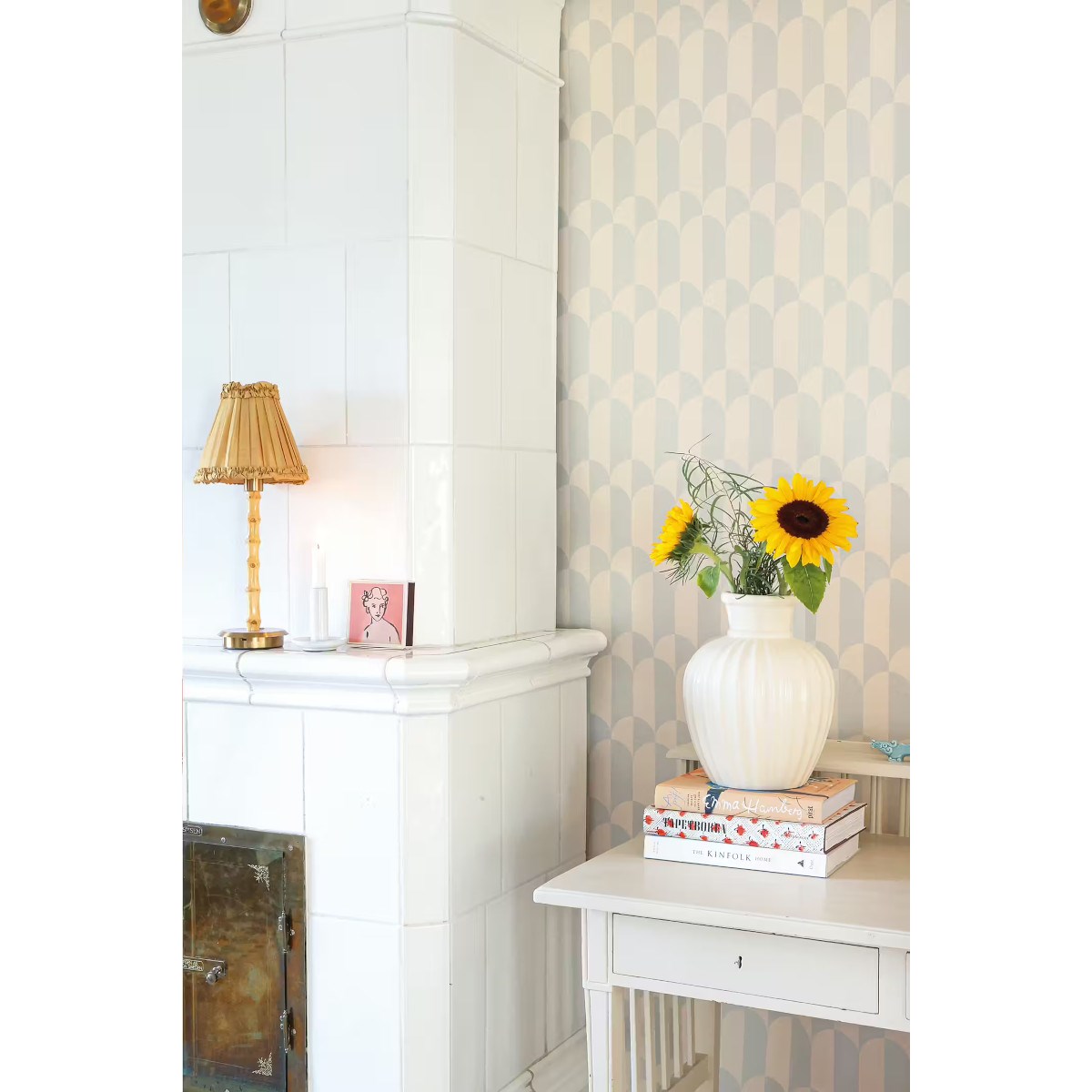 Tapet Whipped Cream Seafoam Blue