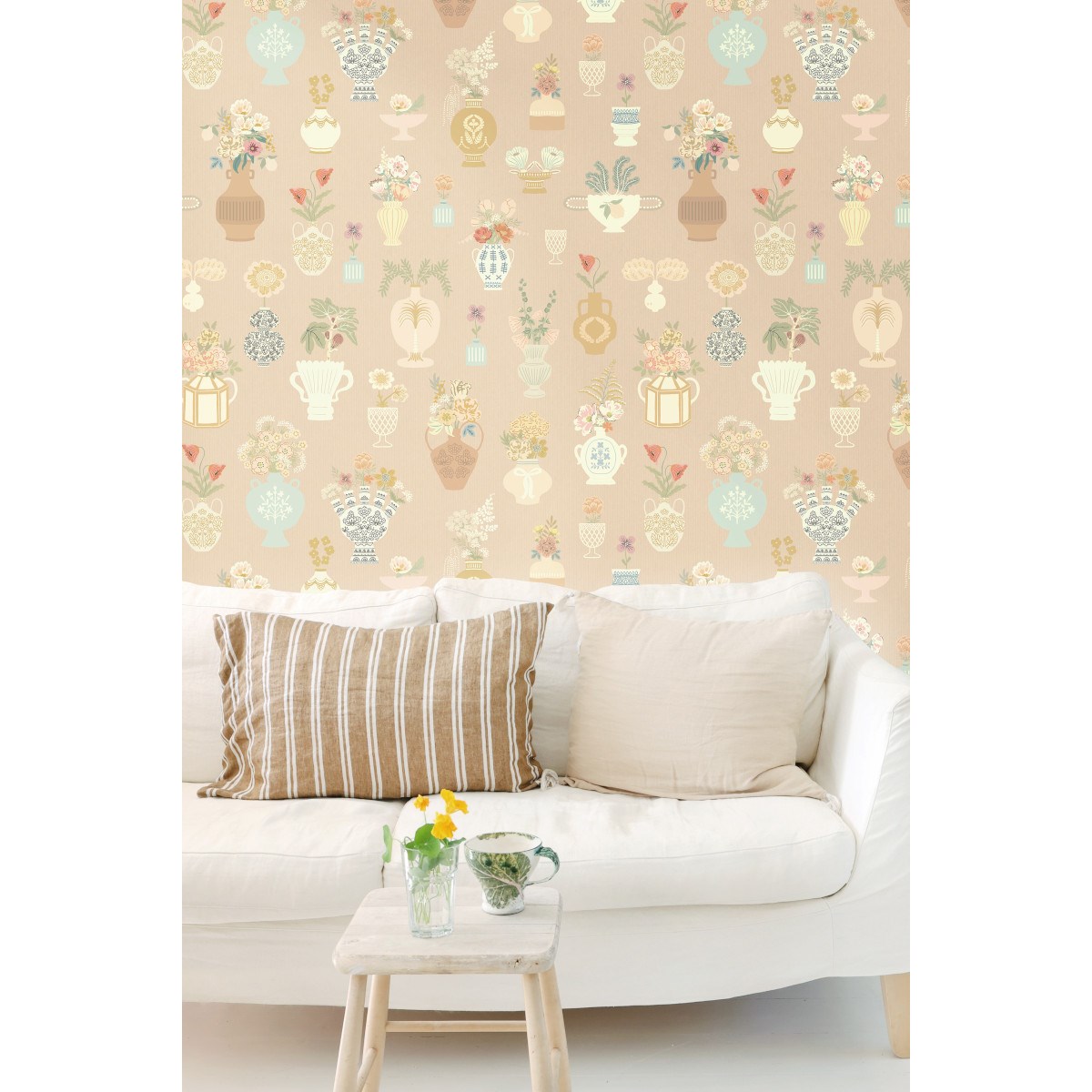 Tapet Floral Daiquiri Blush Terra