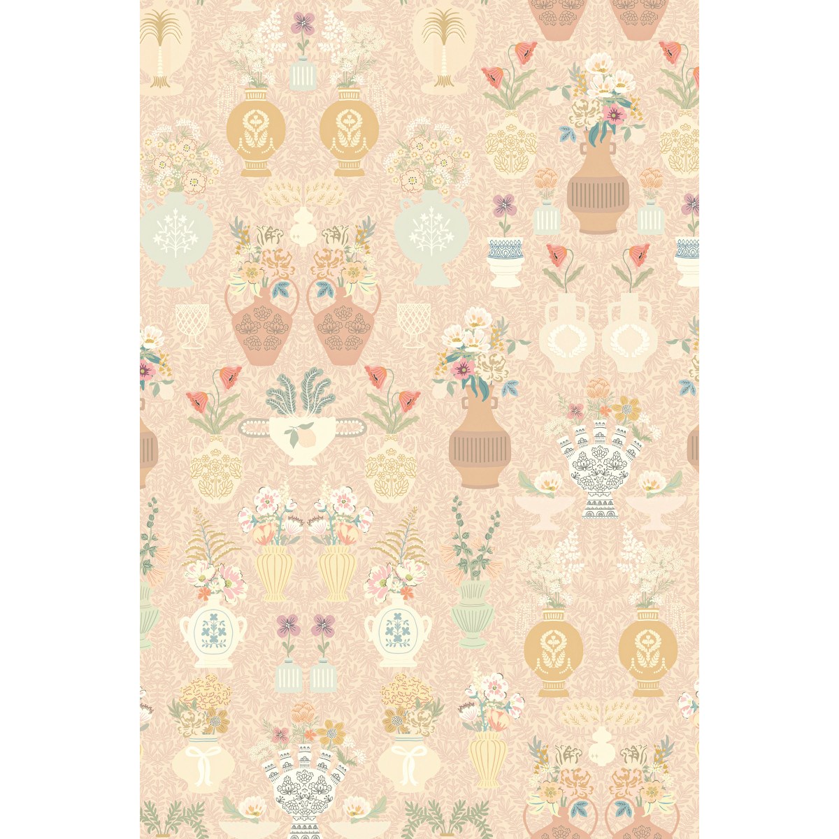 Tapet Summer Spritz Golden Rose